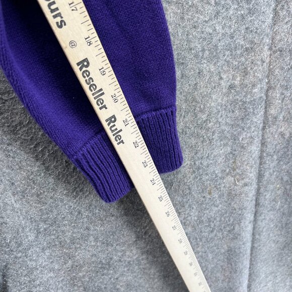 Lauren Ralph Lauren Active Sweater Women XL Purple Knit Hoodie Pullover New LRL - Picture 5 of 11